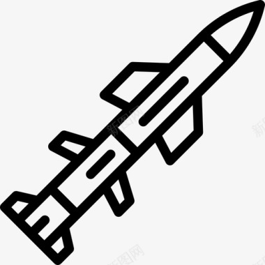 线型火箭武器3直线型图标图标