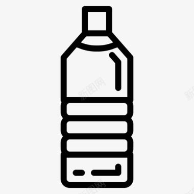水瓶饮料补水图标图标