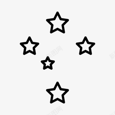 南十字星澳大利亚悉尼拜伦湾图标图标