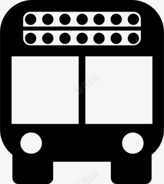 公共交通标识公共汽车驾驶公共交通图标图标