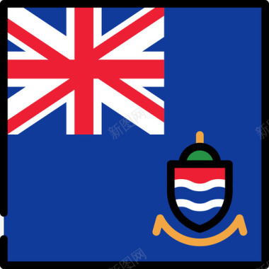 广场开曼群岛旗帜收藏3广场图标图标
