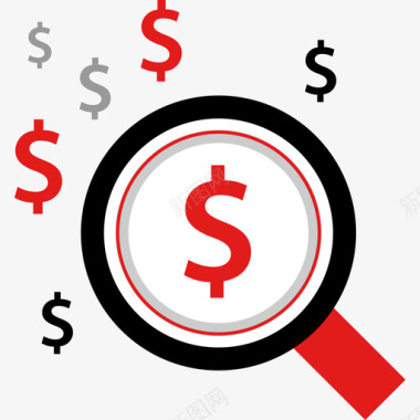 美元商业和创业公司2持平图标图标