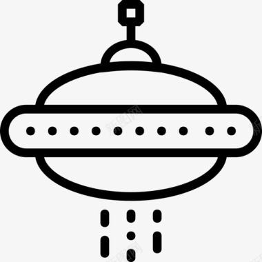飞行单词不明飞行物16号空间直线型图标图标
