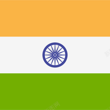 4K图标印度国际旗帜4方形图标图标