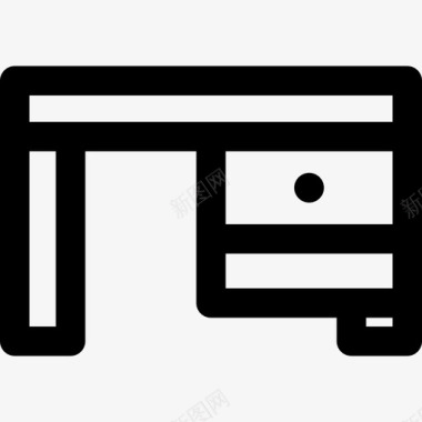 15艺术字办公桌教育15直线型图标图标