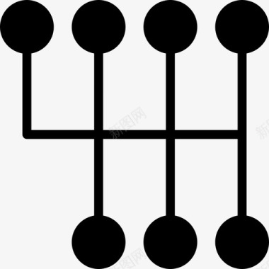 矢量汽车坐标标识换档汽车零件4加注图标图标