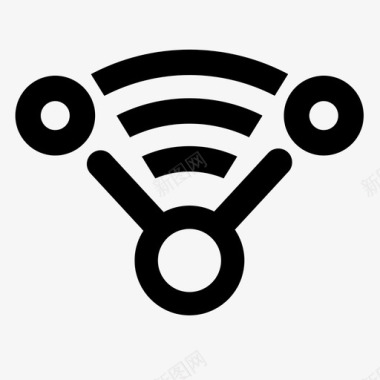 中继器wifi中继器互联网接收图标图标