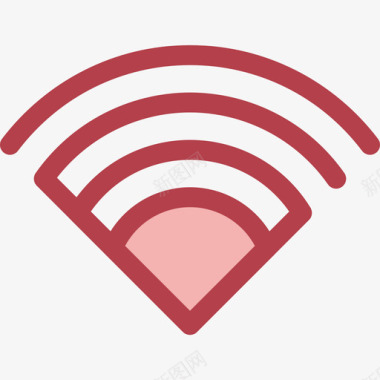 Wifi用户界面9红色图标图标