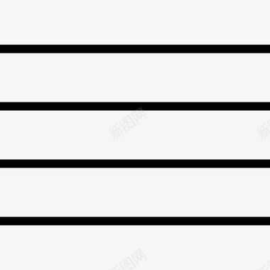 单色菜单菜单用户界面5细线图标图标