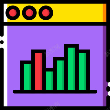 icon港口浏览器用户界面6线性颜色图标图标