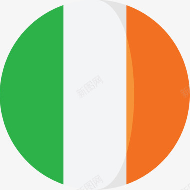 icon图片爱尔兰国旗3圆圈平图标图标
