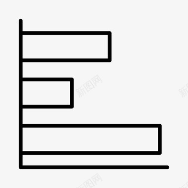 灰色图表条形图分析业务图标图标
