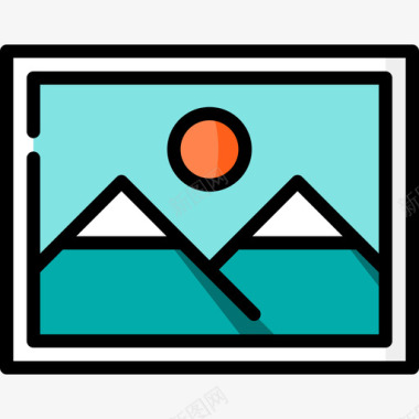 科技图标UIui4线颜色图标图标