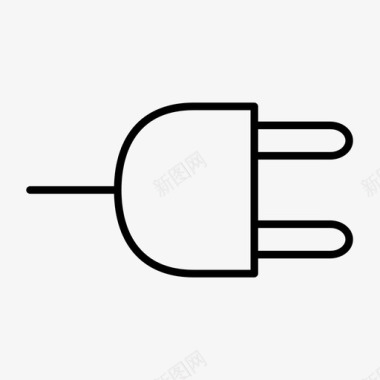 充电的插头插头充电器电气图标图标