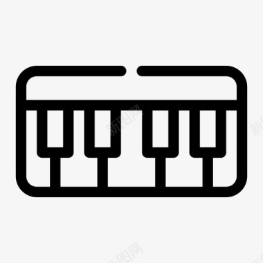 midi键盘音乐钢琴图标图标