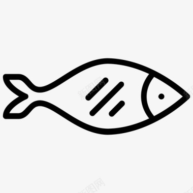 鱼水产养殖水生图标图标