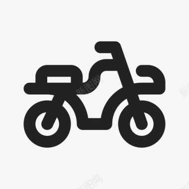 摩托车轻便摩托车滑板车图标图标