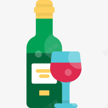 葡萄酒意大利2平淡图标图标