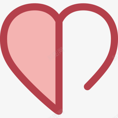 心脏用户界面9红色图标图标