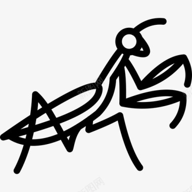 螳螂臭虫图标图标