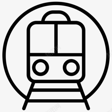 深圳地铁标识火车地铁有轨电车图标图标