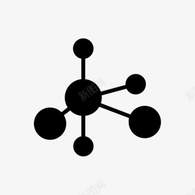 分子分子化学科学图标图标