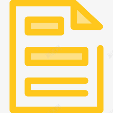 文档文本编辑器14黄色图标图标