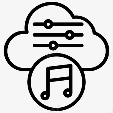 社交百合网软件云音乐云软件音乐存储图标图标