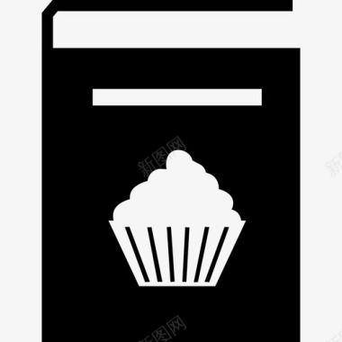 甜品甜品食谱书食物厨房图标图标