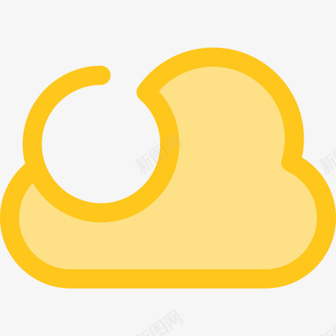 云网络10黄色图标图标