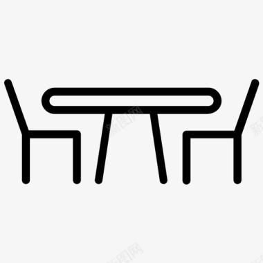 餐桌咖啡桌餐具图标图标