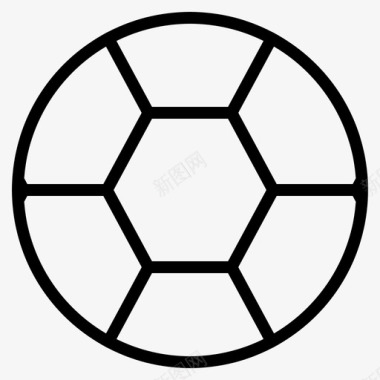 足球体育教育大纲图标图标