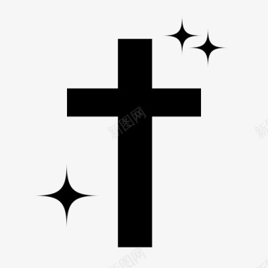 十字架十字架信仰基督图标图标
