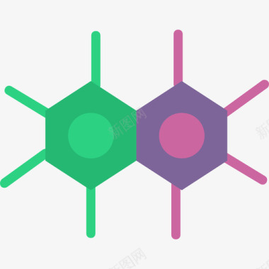 细胞背景细胞科学10扁平图标图标