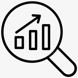 营销市场分析业务分析数据分析财务预测图标高清图片