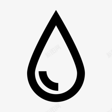 雨水PNG图片水源燃料生命图标图标