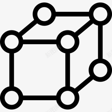 化学结构化学空间与科学线性图标图标