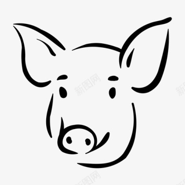 动物猪动物农场图标图标