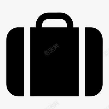 手提箱公文包旅游图标图标