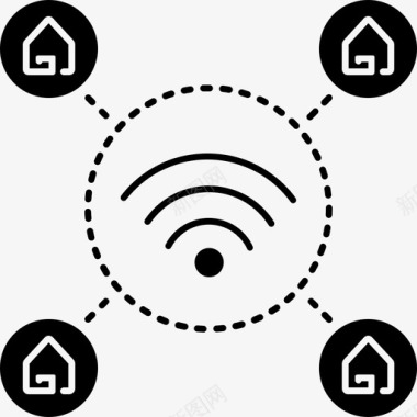 节点连接wifihome连接网络图标图标