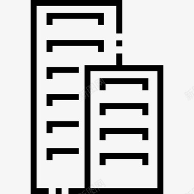 建筑施工洽谈建筑建筑施工3线性图标图标