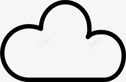 云云存储云计算云数据图标图标