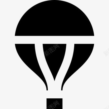 热气球马戏团8填充图标图标