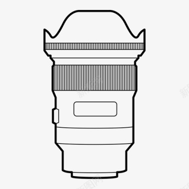 海运摄影中型镜头设备装备图标图标