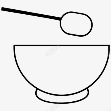 粥碗吃图标图标