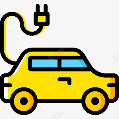 电动车运输4黄色图标图标