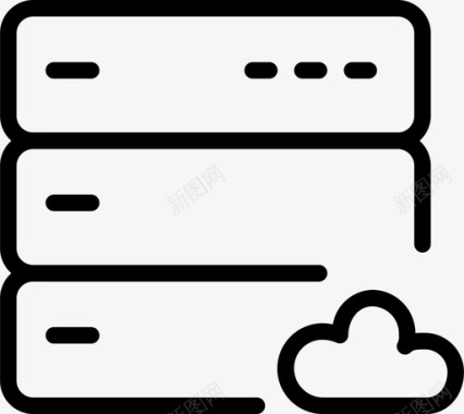 云服务器web主机和服务器数据web服务器图标图标