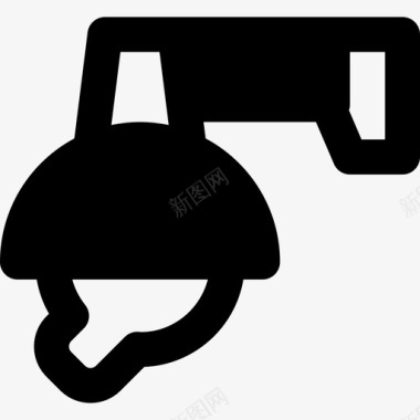 公共标识安全安全摄像头安全17实心图标图标