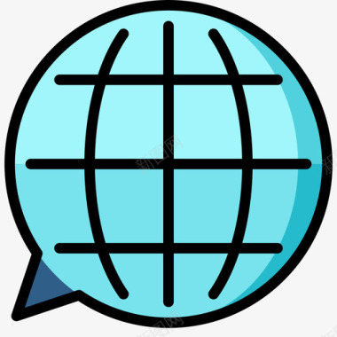 百度翻译翻译一下这个在线营销5线颜色图标图标