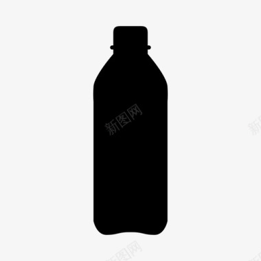瓶子饮料柠檬水图标图标